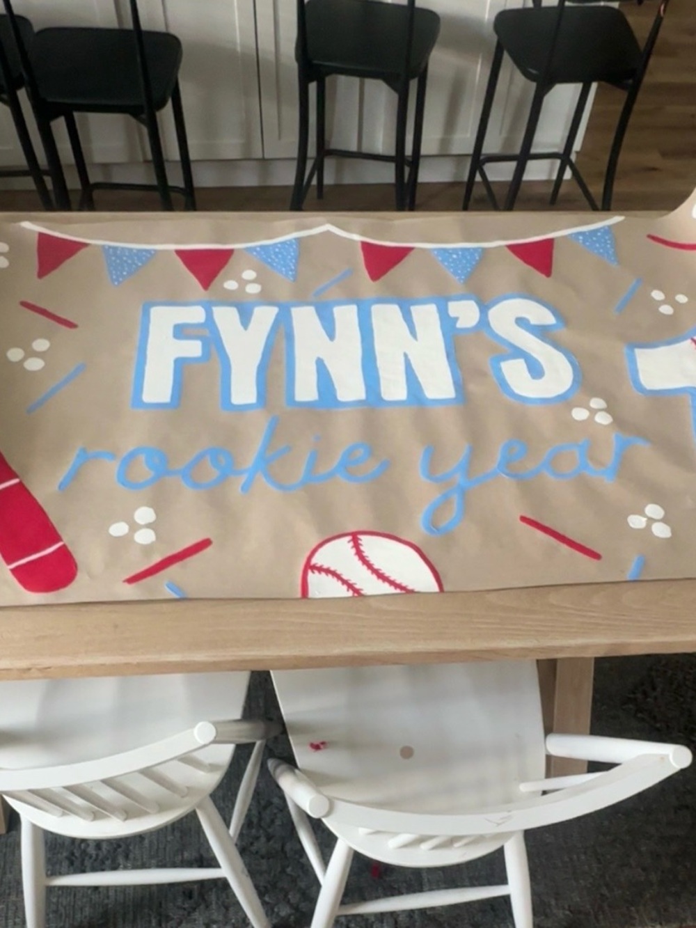 Personalized painted banners. Showers, birthdays, graduation these are in demand